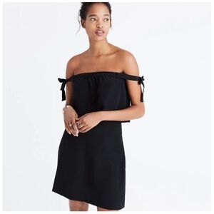 Madewell Women’s Silk Off-the-Shoulder Dress